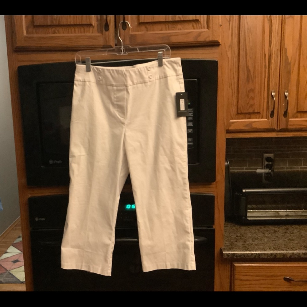 Two Pairs Pull on Dress Capris